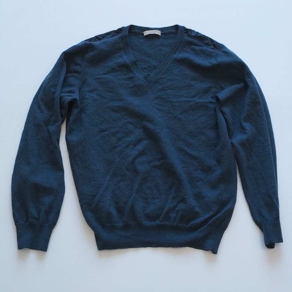 BURBERRY Merino Wool Sweater Shoulder Check